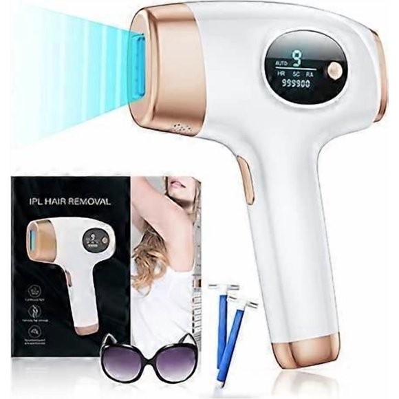 Appareil d'Épilation au laser à Impulsions ZK-Light, Appareil d'Épilation Permanente Indolore pour Hommes, Femmes, Visage, Aisselles, Jambes, Corps_Perfect Gift