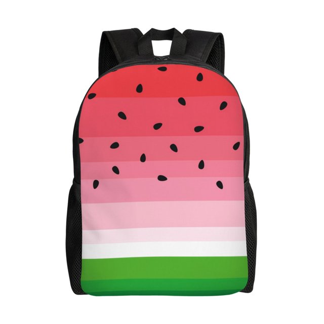 Disketp Watermelon Mochila Unisex de Apertura Lateral Completa, Mochila para Laptop para Escuela, Trabajo y Viajes