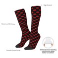 thumbnail image 4 of Xecao Red Beautiful Lips Pattern Adult Stockings with Color-Block Design and 3D Print, Breathable Comfortable Hosiery for Daily Wear and Sports, 4 of 6