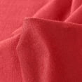 thumbnail image 6 of Stamzod Capri Pants for Women Plus Size Sweatpants Summer Solid Color Elastic Waist Cropped Pants Daily Casual Loose Comfy Straight Leg Capris for Women Red XXL, 6 of 6