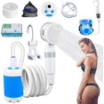 thumbnail image 1 of Portable Camping Shower Pump-Rechargeable Outdoor Shower Head Sprayer, 2025 Portable Electric Camping Outdoor Shower with Digital Display & Multiple Spray Modes, for Camping,Traveling, 1 of 10