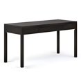 thumbnail image 1 of SIMPLIHOME Hollander SOLID WOOD Contemporary Modern 60 inch Wide Home Office Desk, Writing Table, Workstation, Study Table Furniture in Hickory Brown with 2 Drawerss, 1 of 5
