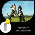 thumbnail image 4 of Methold Peine para mascotas Novio Gato Peines Dientes Herramienta de eliminación de acero inoxidable Quitamanchas Lágrima Colector de piojos Suministros para perros, 4 of 6