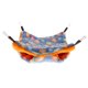 thumbnail image 2 of Hamaca Colgando Cama Hámster Hurón Accesorios Jaula Casa de Mascota Conveniente Azul + naranja, 2 of 9