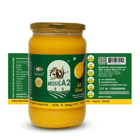 32 Oz MoreA2 Ghee (Ancient Cultured Ghee)