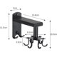 thumbnail image 2 of Rotating Kitchen Wall Hook, 360 Rotating Kitchen Utensil Holder 6 Hooks, Kitchen Utensil, 2 of 5