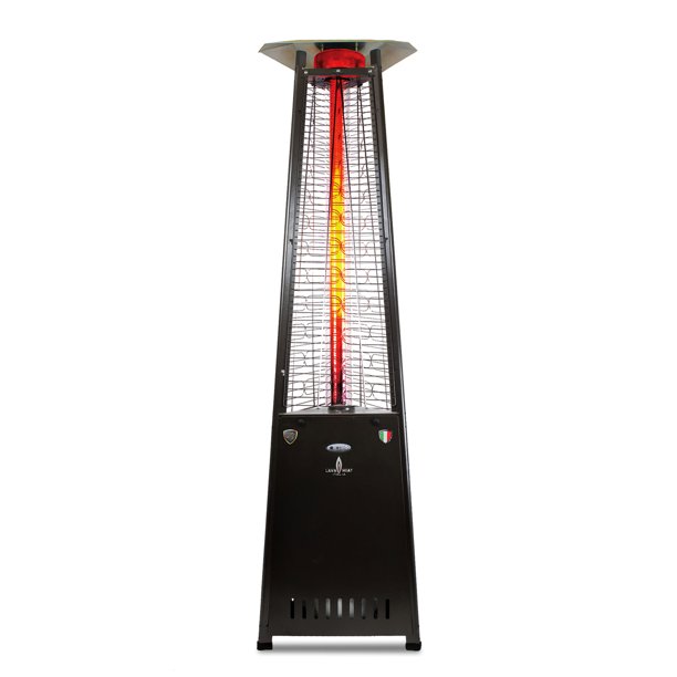 2G ALine 8 foot Natural Gas Commercial Flame Tower Heater, Electronic