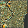 thumbnail image 2 of Art.com Philadelphia Map Stretched Canvas Print Wall Art by Jazzberry Blue, 30" x 30", 2 of 4
