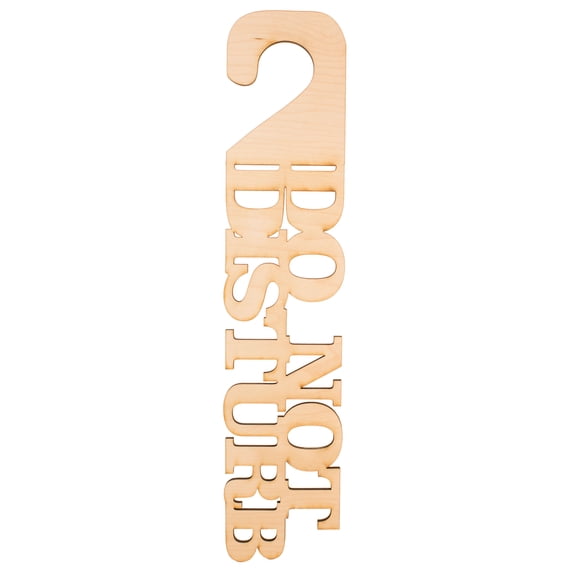Door Hanger - CUSTOM Do Not Disturb Door sign 15x3inches