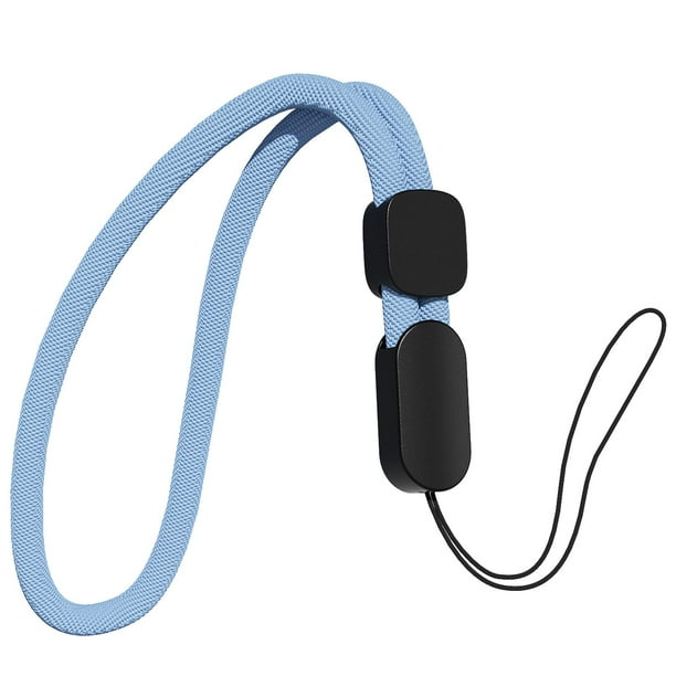 Oakxco Cordón Compatible Con Airpods Pro 2 Loop Correa De Nylon Ajustable Para Mano Y Muñeca Cordón Para Teléfono Celular/Cámara/Interruptor/Ipods Pro 2Nd/Airpods 1/2Nd/3Rd/Pro Estuche Azul Claro