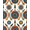 Orange Teal Multicolor, Pattern 14, variant on ODIKA 8'x10' Washable Area Rug Durable, Non-Slip Educational Plane Motifs Border Cartoon Galaxy Rocket Constellation Playful for Living Room, Under Sectional, Family