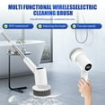 thumbnail image 7 of Electric Spin Scrubber, IJIL Cordless Shower Scrubber with 8 Replaceable Brush Heads for Cleaning Bathroom Kitchen Floor Tile Tub, 7 of 7