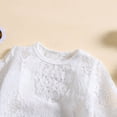 thumbnail image 7 of Xyant Baby Girl Clothes Outfits Toddler Infant Baby Romper Top+Jeans Clothing Set (White,3-6 Months), 7 of 7