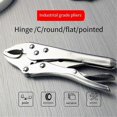 thumbnail image 3 of 5Inch Multifunctional Force Plier Round Mouth Plier Pressure Plier Circular Mouth Smooth Handle Pli, 3 of 5