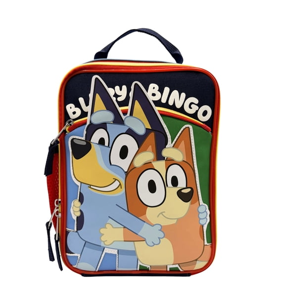 Bluey Insulated Lunch Tote with Side Pocket and 3D Ears