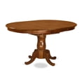 thumbnail image 3 of East West Furniture Portland 5-piece Dining Set with Oval Table in Saddle Brown, 3 of 4