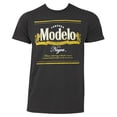 thumbnail image 1 of Modelo Especial 35303-Large Modelo Negra Gray Mens Beer Logo T-Shirt - Large, 1 of 1