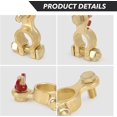 thumbnail image 4 of GHSDFBB Car Battery Terminal Connector, Pure Copper Cable End Top Post Clip Positive and Negative Pole, Applicable to Automobile, Truck, RV and Yacht Accessories, 4 of 7