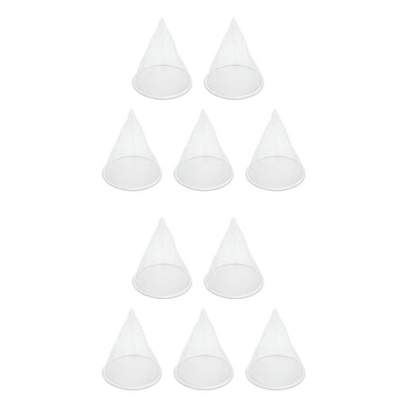 

10PCS Beekeeping Equipment Bee Honey Filter Nylon Cone-Shape Honey Screener Bee Bee Honey Tools