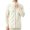 a01White, variant on LODIENY Men Full Zip Cardigan Sweater Stand Collar Regular Fit Ribbed Knit Thermal Sweaters Long Sleeve Baggy Casual Fall Winter Outfits Khaki S
