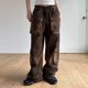 thumbnail image 3 of Pantalones Pantalones sueltos de mujer con bolsillos grandes Pantalones holgados con cordón Ropa de calle femenina Ygjytge Marrón M para Mujer, 3 of 6