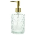 thumbnail image 1 of MasteelfCA Delicate Glass Bottle Hand Soap Press Bottle Shampoo Dispenser Bottle 400ml, 1 of 7