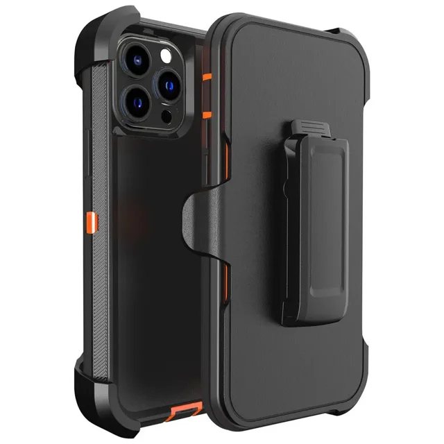 Étui Hybride de Qualité Militaire avec Étui à Clip Ceinture pour iPhone 16 Pro Max