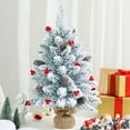 thumbnail image 5 of HLONK Small Pre-lit Artificial Christmas Tree  Fiber Optic Tabletop Xmas Tree, 5 of 5