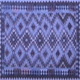 thumbnail image 1 of Ahgly Company Indoor Square Southwestern Blue Country Area Rugs, 7' Square, 1 of 4