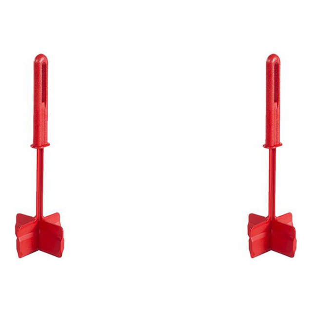 Toystoory Triturador de carne Hamburguesa Chopper Puré de patatas Utensilios de cocina Carne molida Pollo Patatas Batidora manual Utensilios de Rojo 2Conjunto