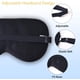 thumbnail image 4 of Antifaz para dormir de seda Antifaz con los ojos vendados con relleno de seda de doble capa y correa elástica para una noche completa de sueño, viajes y siestas, visera suave para los ojos Fokelyi CPB-US-WZY149-1, 4 of 6