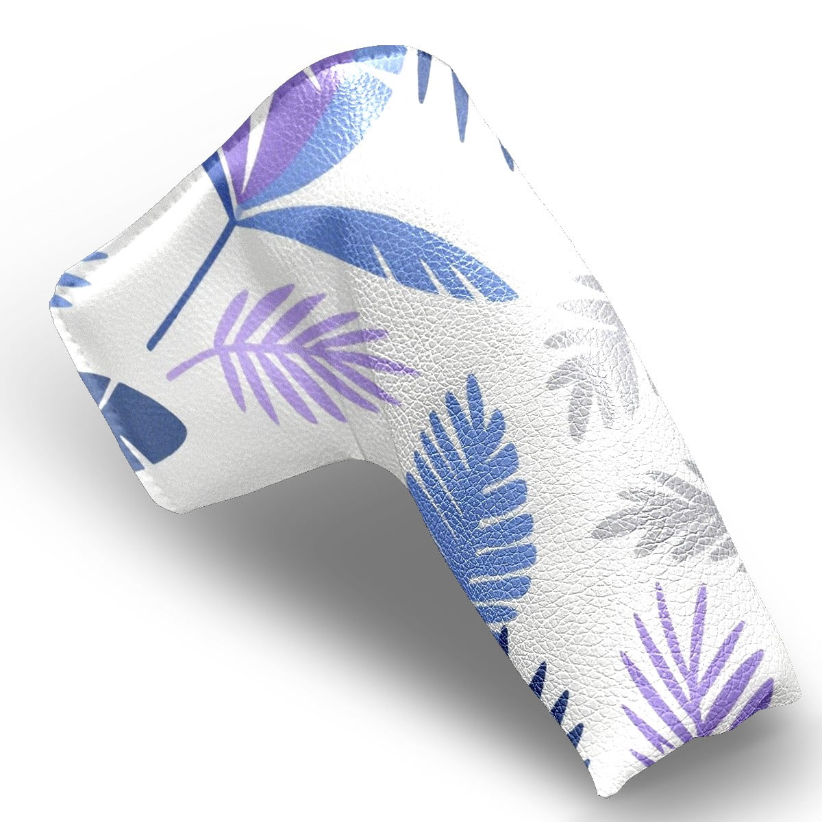 Golf Club Head Cover | Leather Golf Club Putte Headcover , Waterproof Golf Club Head Cover Set Driver Headcovers for Golf Clubs Men Women Tropical Fruit Leaves Art