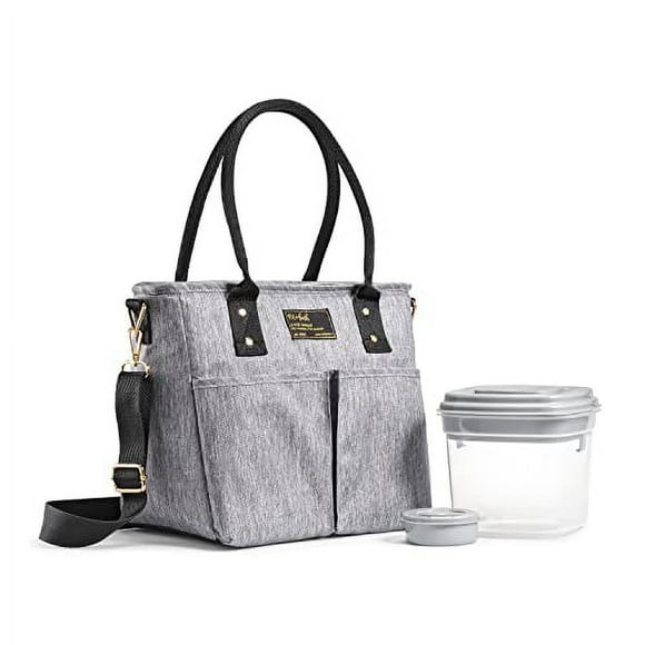 FitFresh Summerton Adult Insulated Lunch Bag women love as Lunchbox, Lunch Tote - cute Small Lunch Box For Women, Lunch box men, lunch bags women, insulated lunch box, lunch boxes, adult lun
