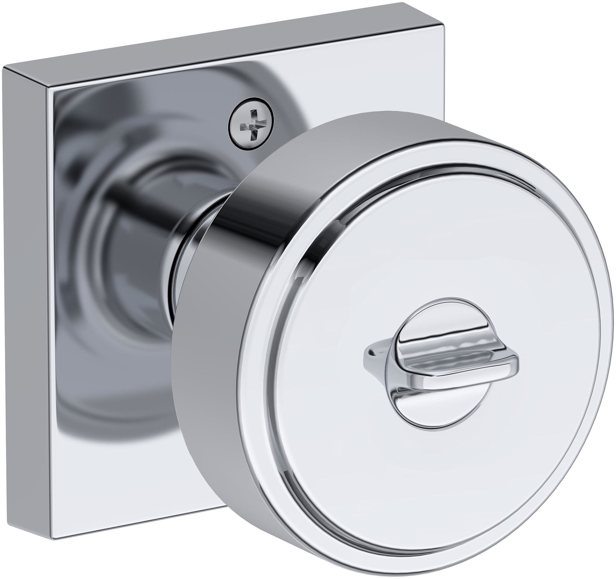 Baldwin ENVASCSR190SMC Vashon Single Cylinder Keyed Entry Door Knob Set - Black