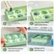 thumbnail image 3 of Moldes Cuadrados de Hielo Grandes, Molde Cuadrado de Hielo de Whisky de 2 Pulgadas Que Ahorra Espacio, Bandeja de Hielo Verde Cuadrada Redonda Sin Fugas, 3 of 5