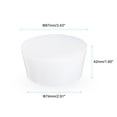 thumbnail image 2 of Uxcell 1 Pcs Tapones de Goma Sólida Blanca de Silicona, Tapones Cónicos para Fregaderos, Diámetro de 74 mm a 87 mm, 2 of 6