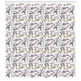 thumbnail image 3 of Ambesonne Paris Shower Curtain, Food Fashion Love, 69"Wx75"L, Multicolor, 3 of 3