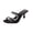Black, variant on Women's Rhinestone Sandals Square Open Toe High Heel Slippers Patent Leather Slingback Comfortable Casual Shoes for Party Prom Wedding Coffee