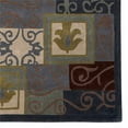 thumbnail image 2 of Linon Home Decor Trio Area Rug Collection, Chocolate and Terracotta, 5' x 7', 2 of 5