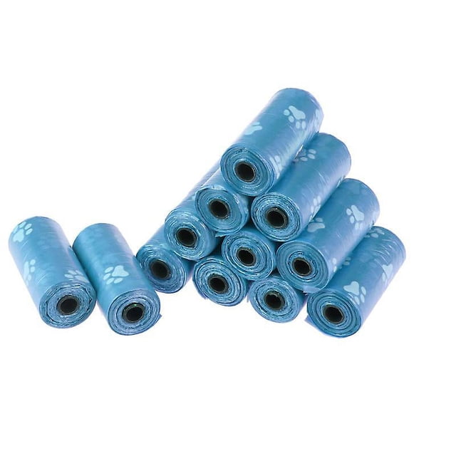 12 rollos de bolsas para excrementos de perro.