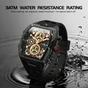 BOZLUN Watches for Men Fashion Casual Cool Big Dial Quartz Watch Luminous Waterproof Sport Analog Business Mens Watch