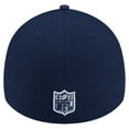 thumbnail image 4 of Men's New Era College Navy Seattle Seahawks Stripes 39THIRTY Flex Hat, 4 of 5