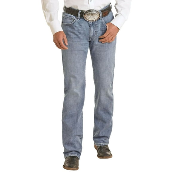 Rock & Roll Denim Mens '46 Vintage Regular Fit Stackable Bootcut Jeans (32x30)