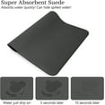 thumbnail image 6 of Coffee Bar Mat for Countertops, Dish Drying Mat for Multiple Usage, Kitchen Counter Mat, Absorbent Hide Stain Rubber Backed Dish Drying Pad(16.1"x24.1", Dark Gray), 6 of 8