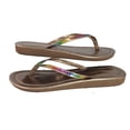 thumbnail image 2 of StarBay Women's Metallic Rainbow Sequin Strap Flat Thong Sandal Flip-flops, 2 of 3