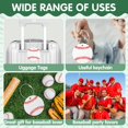 thumbnail image 2 of Etiquetas de equipaje Eyourlife Baseball, 12 unidades, para maletas con anillo, 2 of 8
