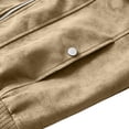 thumbnail image 6 of IhhxPro Men's Vintage-Inspired Leather Look Bomber Jacket with Pockets Fit Zip-Up Retro Classic Motorcycle Outerwear Casual Slim M-4XL, 6 of 9
