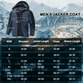 thumbnail image 6 of Tyhengta Men's Winter Skiing Jackets Water Resistant Fleece Coats Insulated Thermal Snowboard Jacket Parka Raincoat with Hood Navy-Black XL, 6 of 6