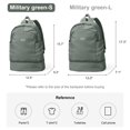 thumbnail image 2 of Mochila deportiva Coofay pequeña impermeable con compartimento para zapatos para mujer, 2 of 8