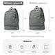 thumbnail image 2 of Mochila deportiva Coofay pequeña impermeable con compartimento para zapatos para mujer, 2 of 8